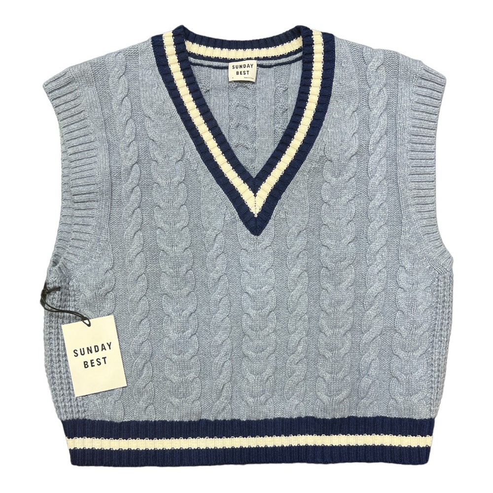 Sunday Best Winston Sweater Vest NWT Size M